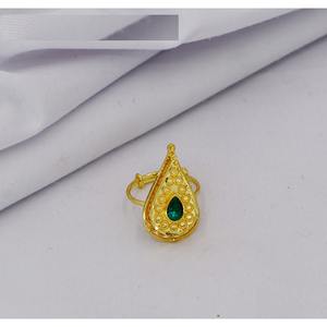 <b>Arabic</b> Dubai Ethnic Girls Wedding <b>Jewelry</b> Ring Manufacturer Islamic 18K New Adjustable Gold Plated Rings Middle East Bridal Ring - Product Image 5