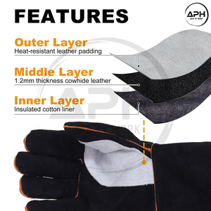 Guantes de Soldadura TIG MIG 2026, Mejor Precio, Producto Nuevo de la Mejor Calidad, Duraderos y Cómodos, con Protección Contra el Calor y las Chispas - Product Image 2