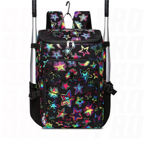 Mochila de Béisbol Transpirable con Cremallera Antirrobo, Bolsas Deportivas con Paneles, Poliéster, Personalizable, Unisex, Forro de Secado Rápido, Sublimación para Equipos - Product Image 5