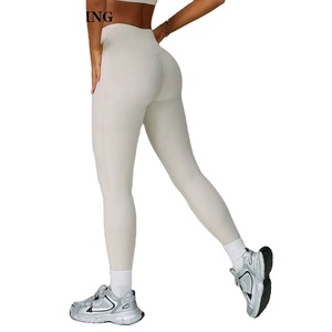 กางเกงเลกกิ้งออกกำลังกายเอวสูงสำหรับผู้หญิง กางเกงโยคะ กางเกงวิ่ง กางเกงปั่นจักรยาน ระบายอากาศได้ดี เหมาะสำหรับเล่นกีฬาและออกกำลังกายในยิม - Product Image 2
