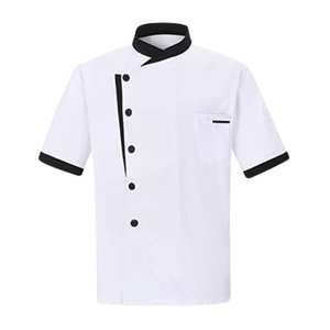 Restaurant <b>Workers</b> Uniform Cotton Chef <b>Jacket</b> Long Sleeve Unisex Hotel Kitchen Workwear Breathable Bulk Supply - Product Image 3