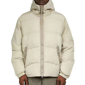 Plus Size Long Sleeve Lightweight Winter Jacket For Men Perfect For Daily Casual Wear And Cool Weather Puffer Jacket - Product Image 1