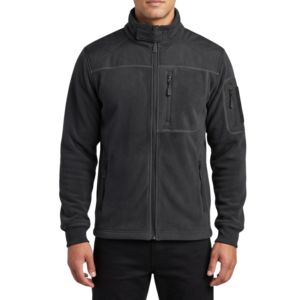 Steel Blue Full Zip Winter Fleece <b>Jacket</b> Breathable Premium Quality Soft Fleece Polar <b>Jackets</b> For <b>Men</b> - Product Image 3