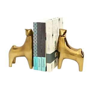 Lot d'entretoises décoratives robustes en métal, design homme incliné, style minimaliste nordique, pour étagère et table - Product Image 6