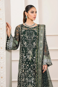 Vestido de novia pakistaní de organza bordado, conjunto largo de kameez y dupatta para boda, vestido de novia pakistaní para mujer - Product Image 3