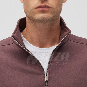 NIZA GEAR Veste d'hiver décontractée pour homme grande taille avec fermeture éclair quart de tour, séchage rapide, écologique, respirante, logo frontal, fabriquée au Pakistan - Product Image 6