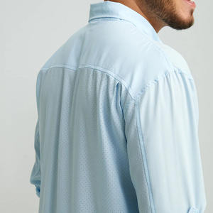 Chemises boutonnées pour hommes aux dernières tendances, logo/couleur personnalisés, respirantes, confortables, de haute qualité, avec traitement anti-plis. - Product Image 4