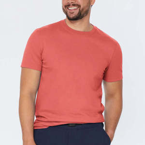 T-shirt streetwear personnalisé avec logo, devant uni, pour homme, 100% coton, coupe ample, manches courtes, tissu jersey écologique, col rond - Product Image 3