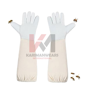 Bee Keeping <b>Gloves</b> Professional Apiary <b>Gloves</b> Sting Proof Leather Long Cuff <b>Gloves</b> Wholesale OEM - Product Image 1