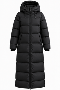 <b>Winter</b> Detachable Thick <b>Waterproof</b> Windproof Slim Fit Breathable Formal <b>Coat</b> with Front Logo for Men Outdoor Use - Product Image 4