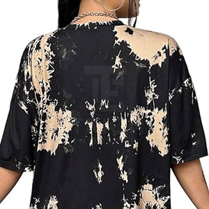 Camiseta Tie Dye para Mujer de Fabricación Profesional, Camiseta Tie Dye para Mujer Más Vendida, Camiseta Tie Dye para Mujer con Nuevo Diseño - Product Image 5