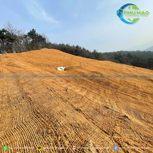 Produit le plus vendu : filet en fibre de coco, géotextile en fibre de coco pour la protection des voies navigables, des rivières et des côtes, de haute qualité - Product Image 3