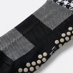 Knee High Houndstooth Pattern <b>Socks</b> Anti-Slip Cycling Sports <b>Socks</b> for Adults Autumn Wear - Product Image 5