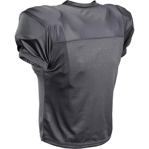 Maillot de football américain orange pour homme, col en V, manches courtes, maille polyester respirante, coupe classique, vêtements de sport pour adulte - Product Image 4