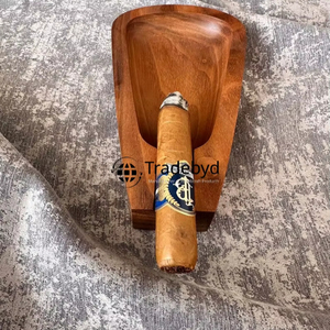 Tradebyd ที่เขี่ยบุหรี่ทำด้วยมือไม้ธรรมชาติแบบชนบทสำหรับกลางแจ้งลานบาร์คาเฟ่สำนักงานสูบบุหรี่ - Product Image 4