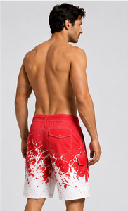<b>Mens</b> Hawaii Board Shorts Custom Wholesale Quick Dry Swim <b>Trunks</b> Printed Beach Shorts Surfing Shorts Breathable Pockets - Product Image 2