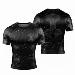 เสื้อรัดรูปออกแบบลายซับลิเมชั่นตามสั่ง แขนยาว แขนสั้น สำหรับออกกำลังกาย ฟิตเนส กีฬา และว่ายน้ำ - Product Image 2