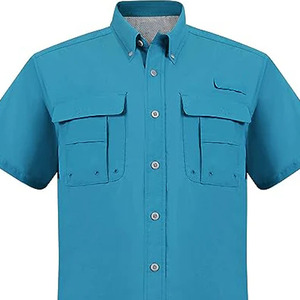 Chemise de pêche à manches longues avec logo personnalisé, très vendue, protection UPF 50+, séchage rapide, polyester, vêtements de pêche performants - Product Image 3