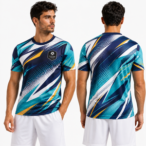 Camiseta de Fútbol Personalizada con Estampado para Academia, Escuela, Universidad, Liga, Torneo, Entrenamiento, Práctica, Partido, Juego, Competición, Uniforme - Product Image 3