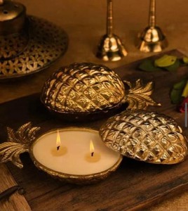 Portavelas de Metal con Forma de Piña, Decoración Premium, Diseño Elegante para Bodas, Decoración del Hogar, Cumpleaños, Fiestas, Regalos - Product Image 3