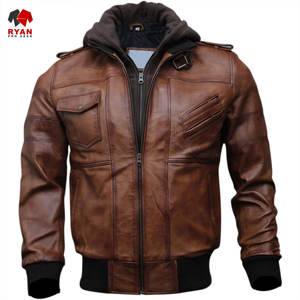Veste en cuir respirante pour homme, design personnalisé Ryan Pro Gear, impression de logo sur mesure, conception ODM OEM. - Product Image 4