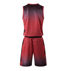 ชุดบาสเก็ตบอลโพลีเอสเตอร์พิมพ์ลาย สีตามสั่ง ป้องกันแบคทีเรีย แห้งเร็ว ชุดกีฬา ขายส่ง ผลิตในปากีสถาน - Product Image 4