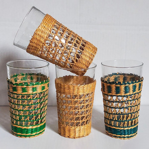 Verrerie de cuisine tasse à café manchon jonc de mer porte-tasse écologique gobelet jetable couvre - Product Image 6