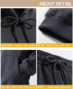 Conjunto Deportivo de Felpa de Lujo para Hombre, Ropa Deportiva Térmica Cálida, Ropa Informal de Entrenamiento - Product Image 6