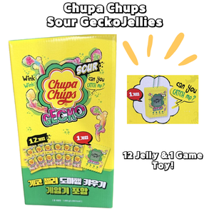 Bonbons gélifiés Chupa Chups Sour Gecko, jouets, 1 boîte - Product Image 2