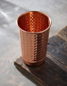 Vente en gros de gobelets en cuivre massif martelé, verres à boire, récipients à eau en métal, fournitures de bar - Product Image 4