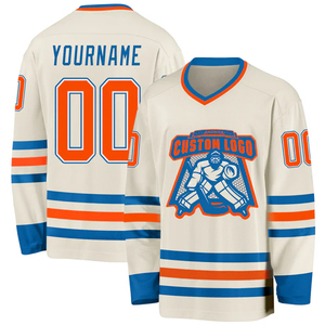 Maillot de hockey personnalisé pour le marché américain – Nom et numéro personnalisés – Uniforme d'équipe de hockey sur glace – Vente en gros - Product Image 5