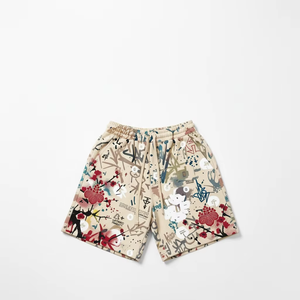 Ensemble deux pièces décontracté unisexe d'été en coton épais respirant : chemise et short en jean – Vente en gros - Product Image 3
