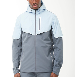 Chaqueta Cortavientos Ultraligera Personalizada OEM para Hombre, para Actividades al Aire Libre, Impermeable, para Senderismo y Correr, con Bolsillo con Cremallera en el Pecho - Product Image 1