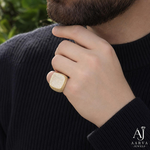 Anillo de Compromiso de Moissanita Cuadrado en Oro Blanco Chapado en Oro Rosa para Mujer, Diseño Pavé, Regalo para Fiesta de Boda - Product Image 2