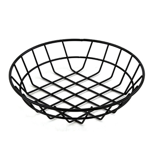 Modern Black Metal Wire Fruit <b>Basket</b> <b>Stackable</b> Kitchen Pantry Storage Organizer Bin with Handles Countertop Produce Rack <b>Basket</b> - Product Image 2