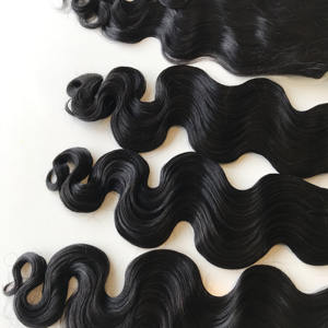 Prix de gros Qualité 100% Cheveux Humains Corps Ondulés Cheveux Humains Super Doublement Dessinés, Cheveux Ondulés, Extensions de Cheveux Et Perruques - Product Image 3