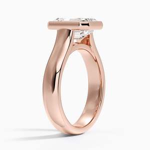 Premium 4mm Bezel Ring in Genuine 14K Yellow Gold with Exceptional Fine Jewelry Craftsmanship - Product Image 6