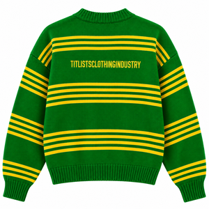 Pulls à col en V de haute qualité pour les logos de sororités/fraternités/écoles/collèges/universités, cardigans tricotés unisexes - Product Image 3