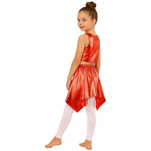 Uniformes de cheerleading sur mesure de qualité supérieure pour femmes, taille standard, sans manches. - Product Image 6