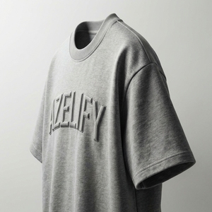 T-shirt pour homme en coton 100% lourd, écologique, anti-rides, à séchage rapide et respirant, coupe ample et oversize, manches courtes - Product Image 3