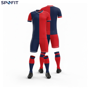 Uniformes de Fútbol Personalizados al por Mayor para Niños y Jóvenes, con Logotipo y Números Impresos, Manga Corta, 100% Poliéster, Secado Rápido - Product Image 6