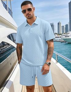 Conjunto de Ropa de Salón Premium para Hombre, Camiseta y Pantalones Cortos de Algodón, Logotipo Personalizado, Fábrica OEM - Product Image 1