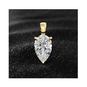 Plata de Ley 925, Ideas de Regalo de Navidad para Mamá, Papá, Esposa, Esposo, Joyería Fina de Diamantes Personalizada y Única, Colgantes y Dijes de Pera - Product Image 1