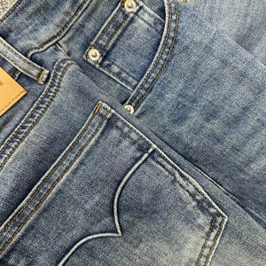 ROCKRUSH Jeans Clásicos Acampanados de Alta Calidad, Ecológicos, Transpirables, Casuales, Lavados, de Tiro Medio, de Venta Caliente - Product Image 5