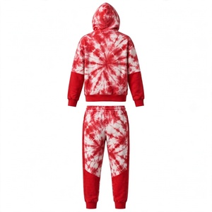 Elegante Chándal Tie Dye para Hombre Hecho con Tela Ligera que Ofrece una Sensación Cómoda, Diseño Moderno - Product Image 3