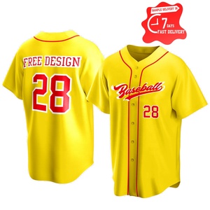 Servicio OEM: Jersey de Béisbol Clásico Personalizado para Hombre, Sublimado, 100% Poliéster, Diseño Cuba - Product Image 6