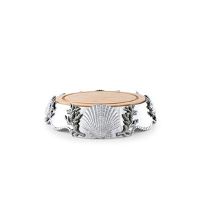Support à gâteau blanc pour les fêtes de Noël, design classique, pour gâteaux de grande taille et service de table pour occasions spéciales - Product Image 5