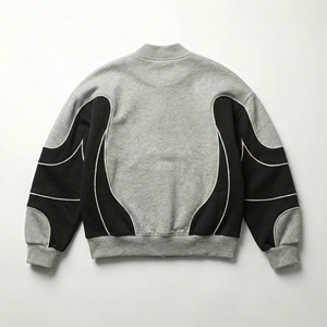 Conjunto Deportivo Gris y Negro de Alto Rendimiento, Conjunto de Sudadera Reflectante para Entrenamiento |   Fabricante de Ropa Deportiva de Alto Rendimiento OEM - Product Image 3