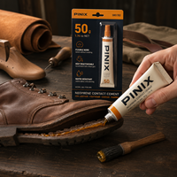 Lem Perekat Sol Sepatu Neoprena 50ml, Perekat Fleksibel untuk Perbaikan Alas Kaki Kulit, OEM ODM