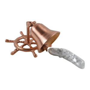 Cloches Antiques – Fournitures Directes – Cadeau Festif de Noël – Grandes Cloches Artisanales en Métal Couleur Cuivre – Design Église - Product Image 5